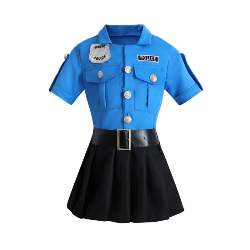 Kids Police Officer Costume – Role Play Uniform Outfit