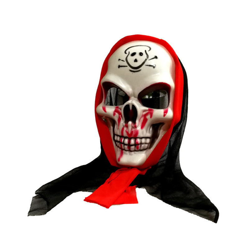 Kids Grim Reaper Costume with Glowing Red Eyes – Halloween Scary Outfit