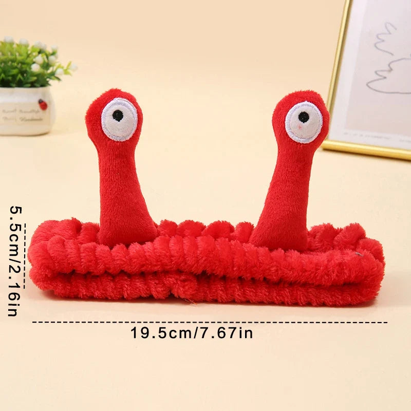 Cute Animal Ears Coral Fleece Spa Headband