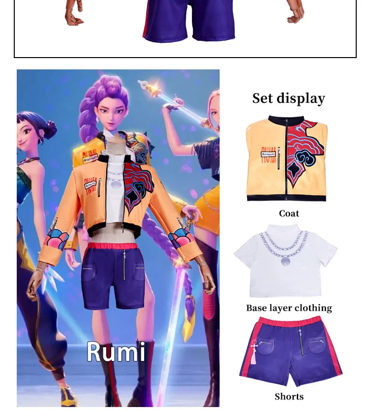 Girls Zoey Rumi Mira Cosplay Costume – Stage Performance Outfit