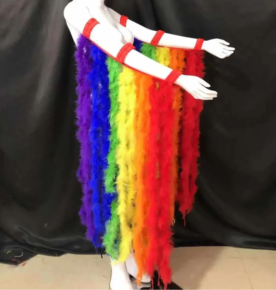 Long Feather Bustle Skirt Costume Accessory