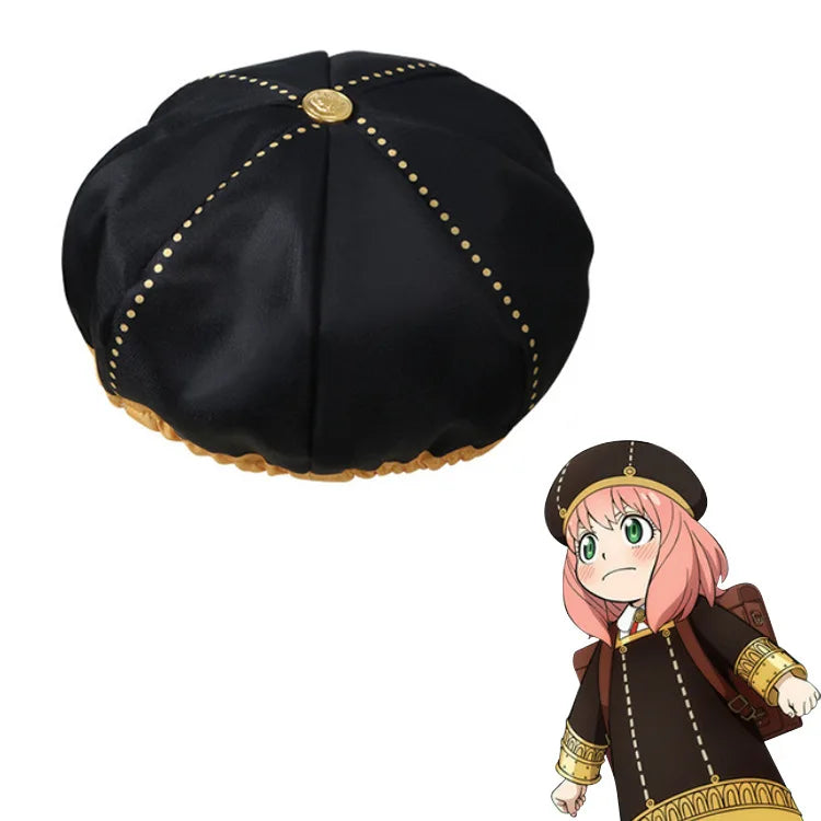 Anya Forger Anime Cosplay Beret Cap for Fans and Costumes
