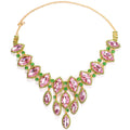 Multicolored Rhinestone Crystal Necklace