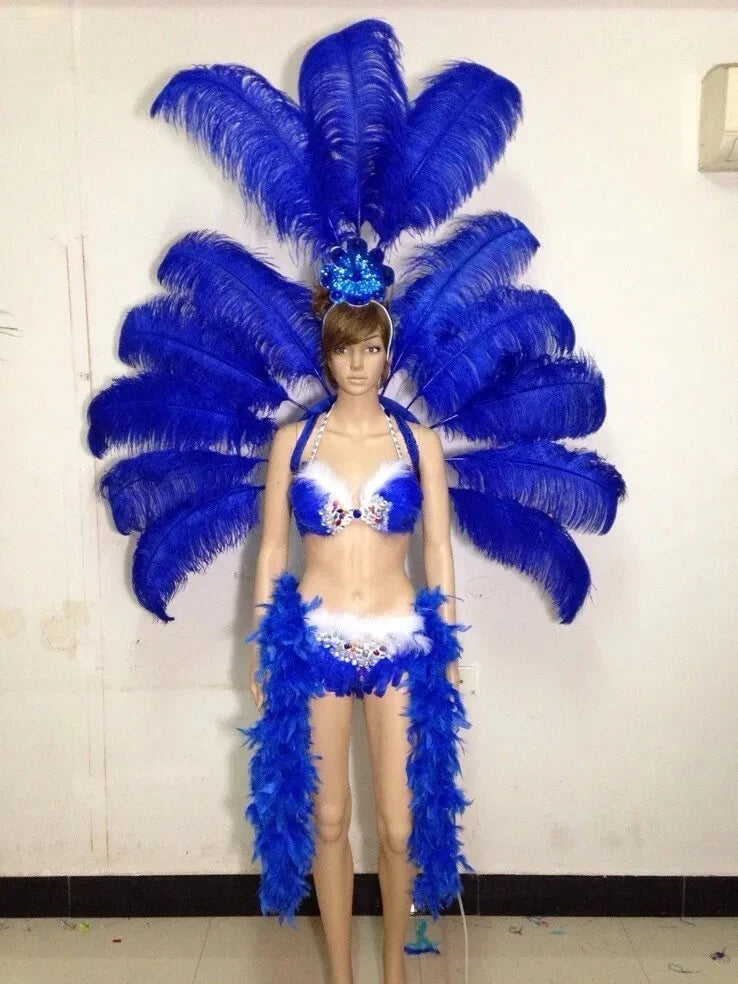 The Stardust Victoria Sovereign – Deluxe Angel Feather Wing & Headdress Stage Costume Set