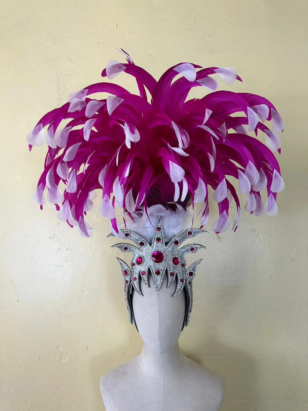 The Stardust Luminary Crown – Pink & Lavender Samba Carnival Headdress