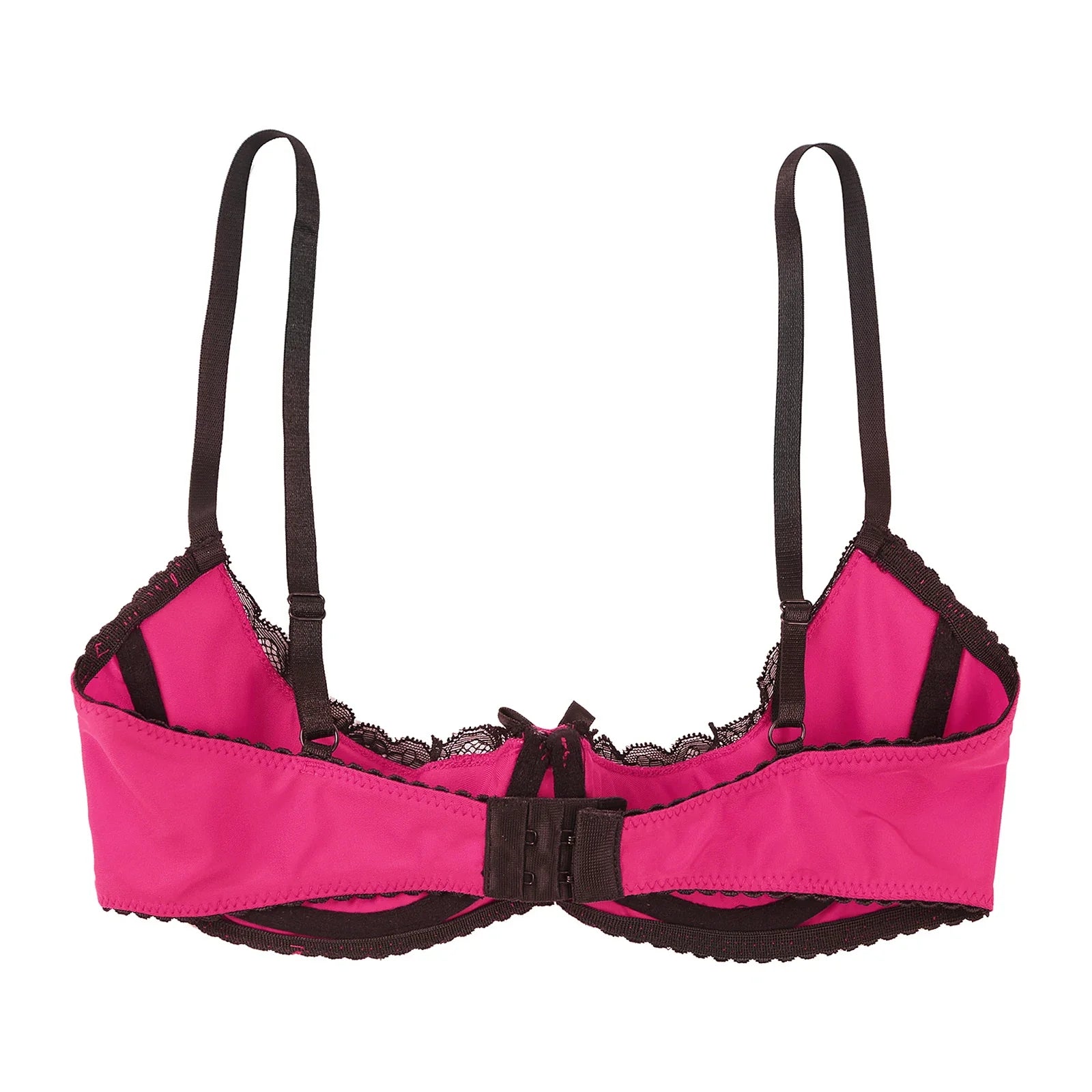 Lace Underwire Half-Cup Balconette Bra