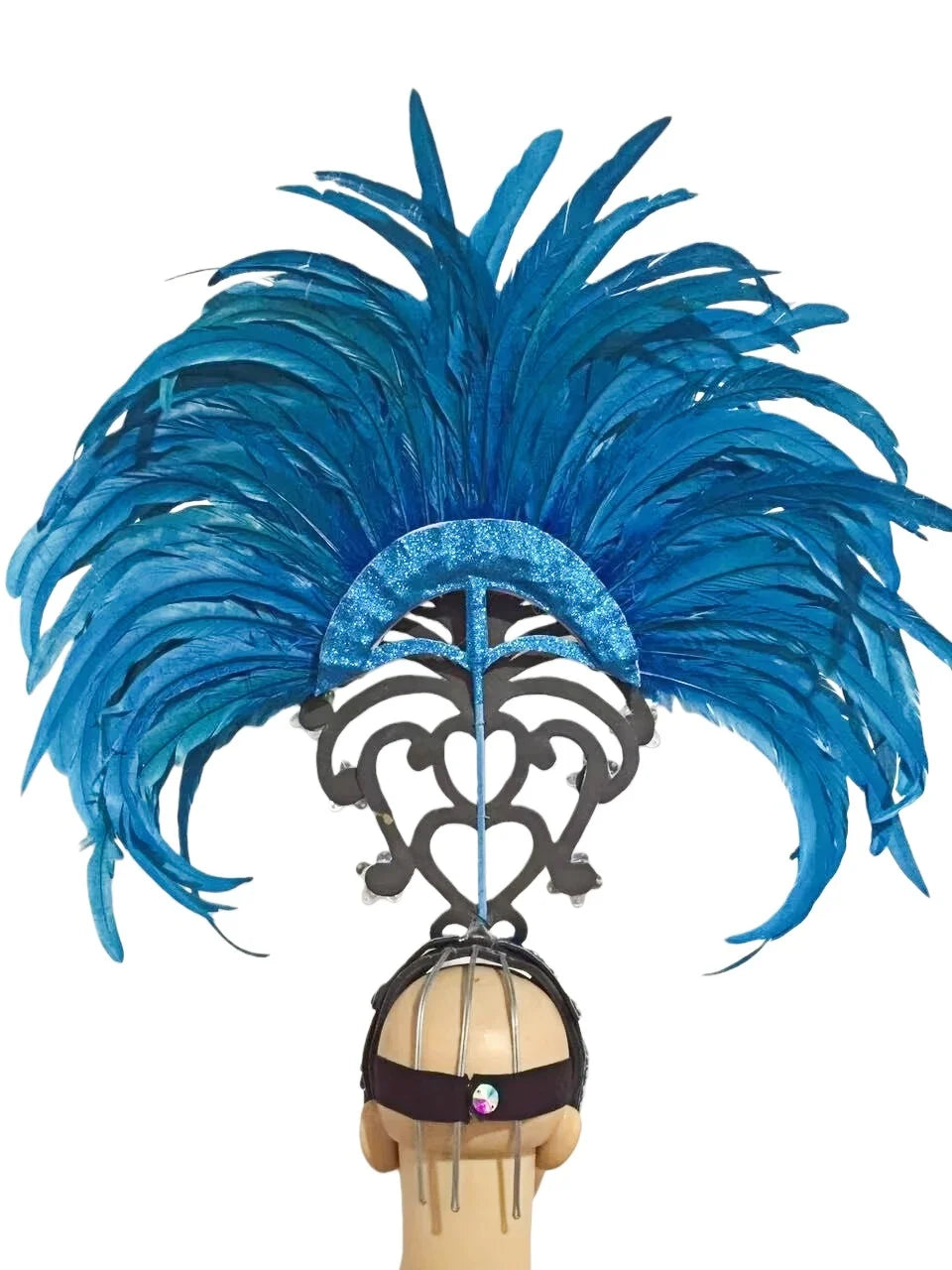 The Stardust Luminary Crown – Lavender & Multi-Tone Samba Carnival Headdress