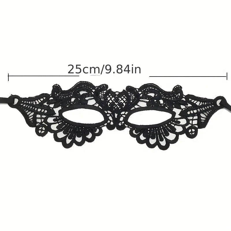 Women Lace Masquerade Mask Hollow Eye Mask Halloween Costume