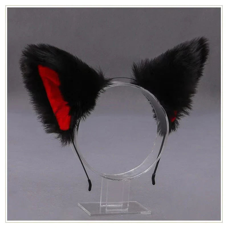 Lolita Cat & Fox Ear Cosplay Headband for Women & Girls