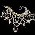 Rhinestone Water Drop Necklace
