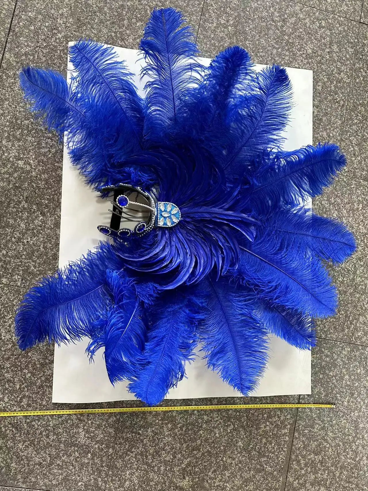 The Stardust Samba Enchantment – Exquisite Feathered Dance & Stage Headdress