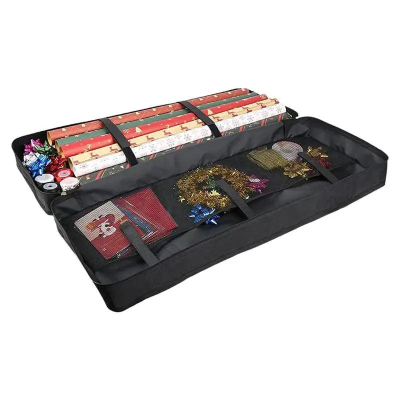 Christmas Wrapping Paper Storage Bag