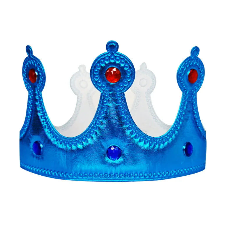 King Prince Cape Cosplay Costume with Crown – Royal Cloak Set