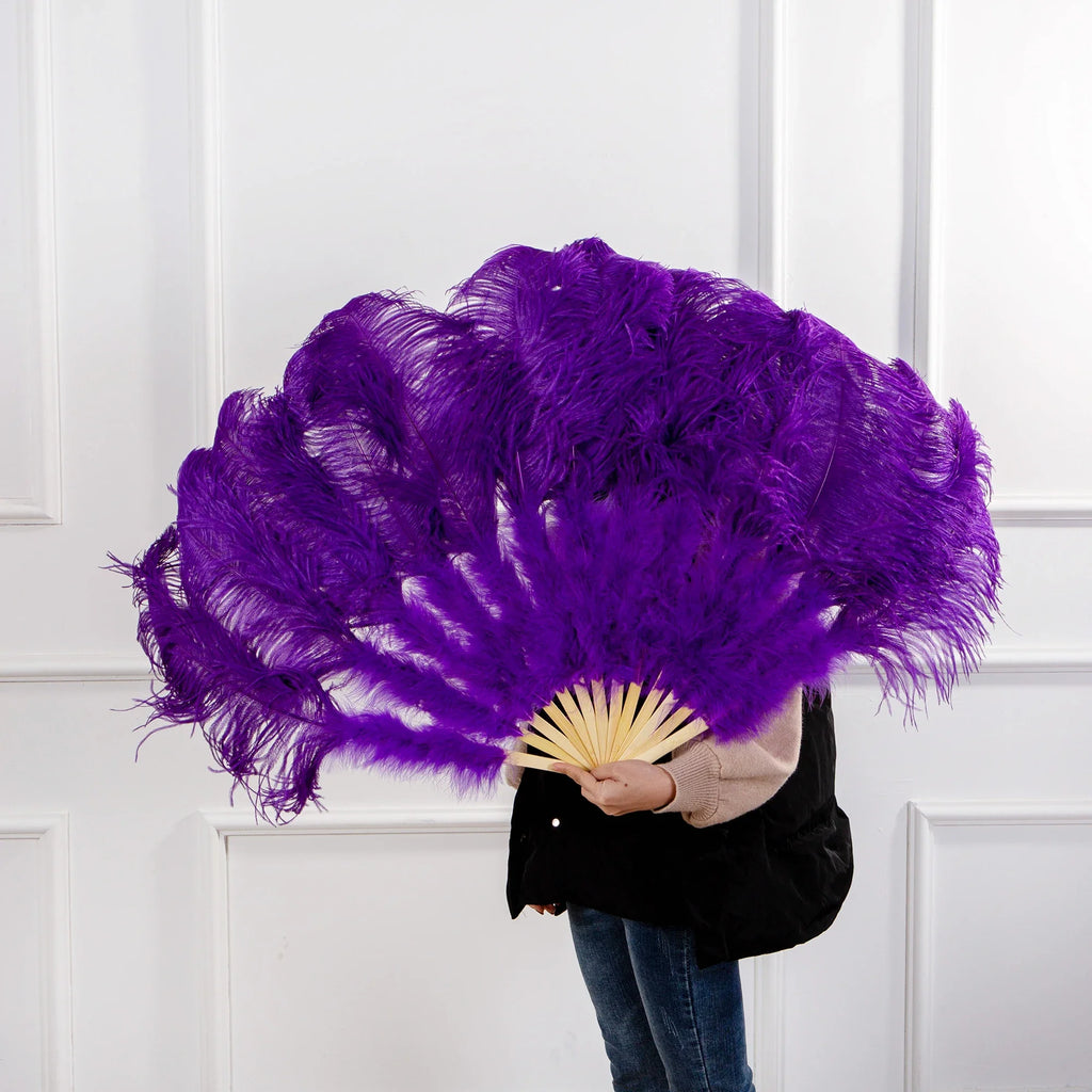 130CM Ostrich Feather Fans
