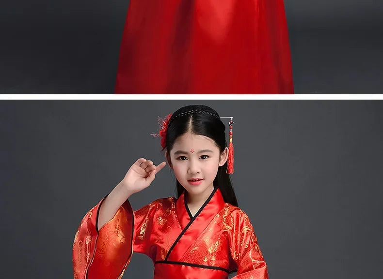 Girls Ancient Chinese Dress Kimono Yukata Costume for Girls