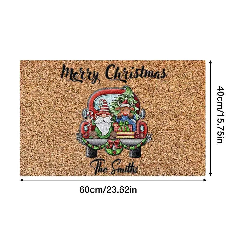 Christmas Gnome Non-Slip Doormat, 16 × 24 in