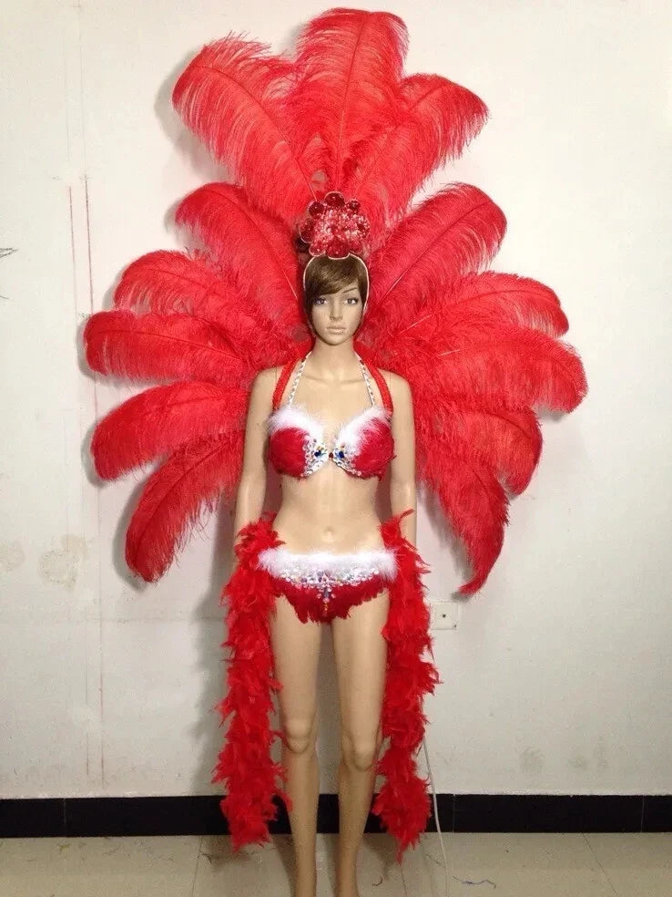 The Stardust Victoria Sovereign – Deluxe Angel Feather Wing & Headdress Stage Costume Set