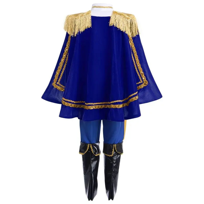 Boys King Carnival Costume 7 Piece – Royal Prince Outfit