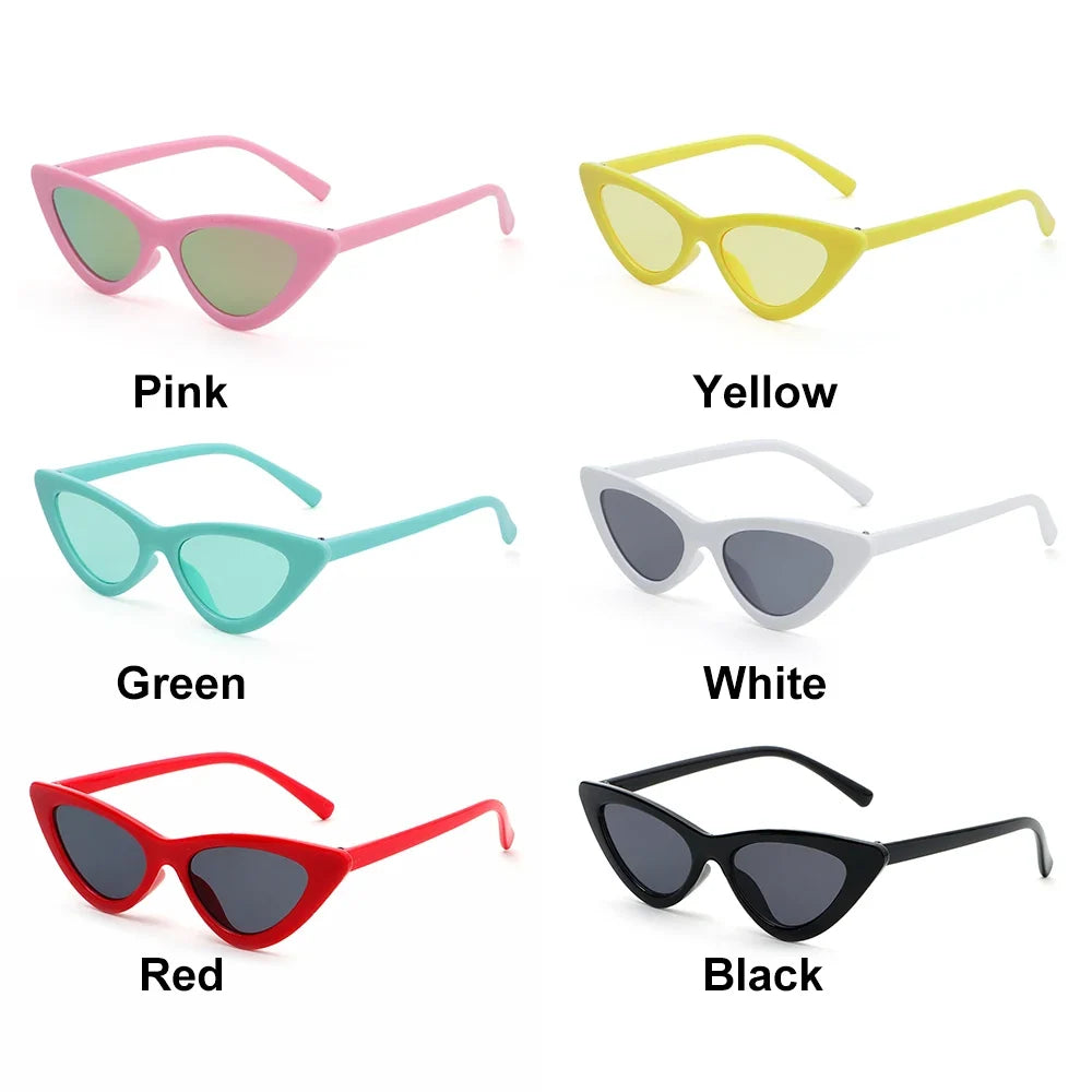 Kids Cat Eye Triangle UV400 Sunglasses for Boys & Girls