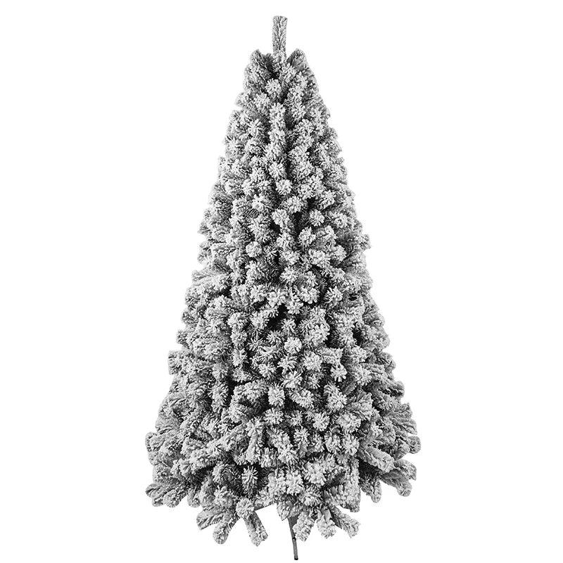4 to 7 ft Flocked White Artificial Christmas Tree