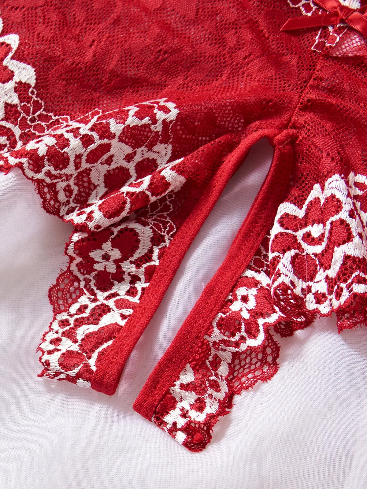 Elegant Design Open Chest Bra And Crotchless Panties Set Comfortable Fashion Underwear Suitable For All Occasions Valentine Gift