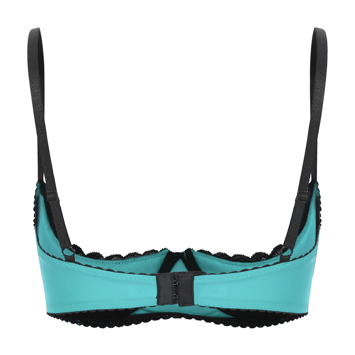 Lace Underwire Half-Cup Balconette Bra