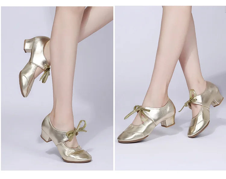 The Stardust Encore Practice Oxford – Leather Latin & Jazz Dance Shoe