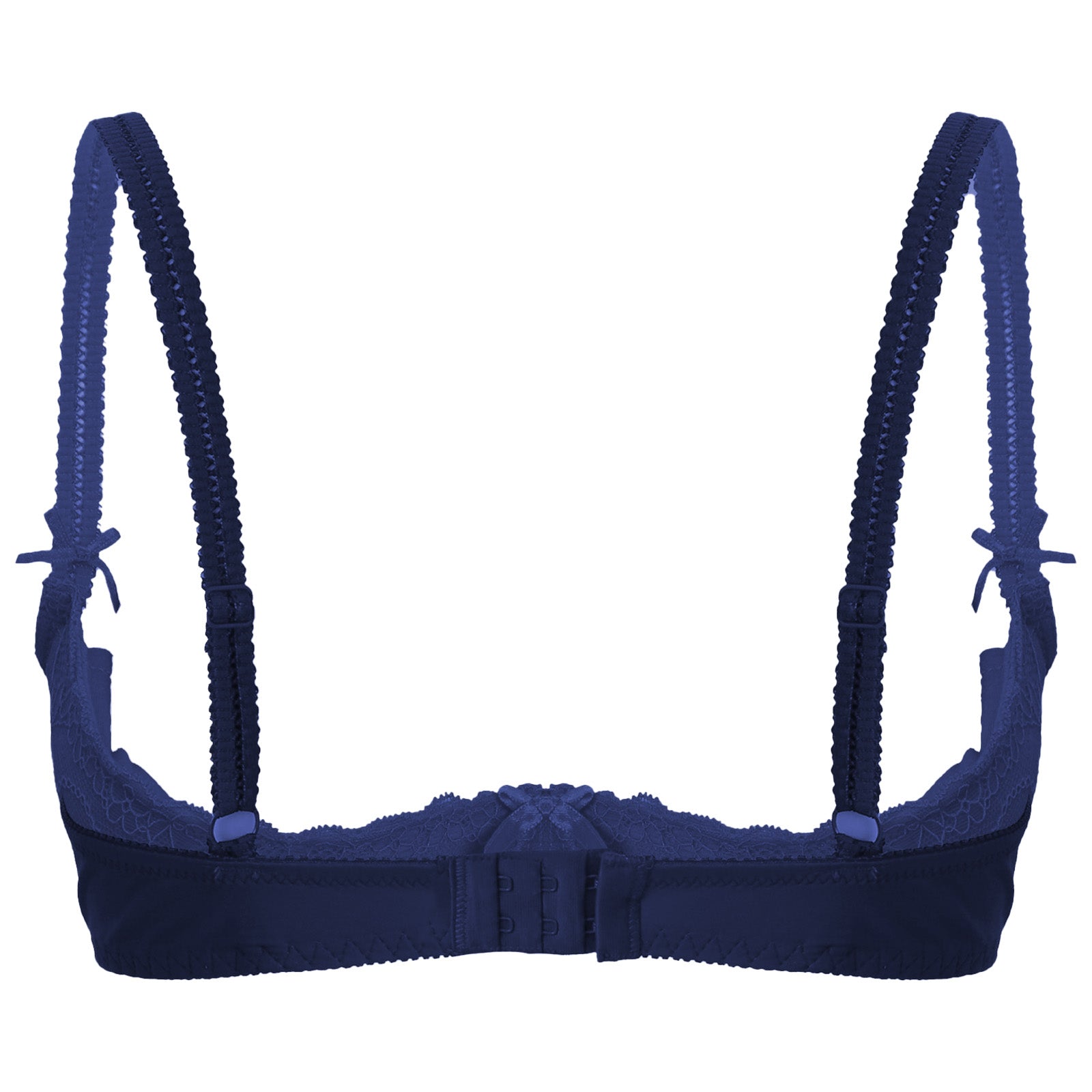 Lace Underwire Half-Cup Push-Up Bra