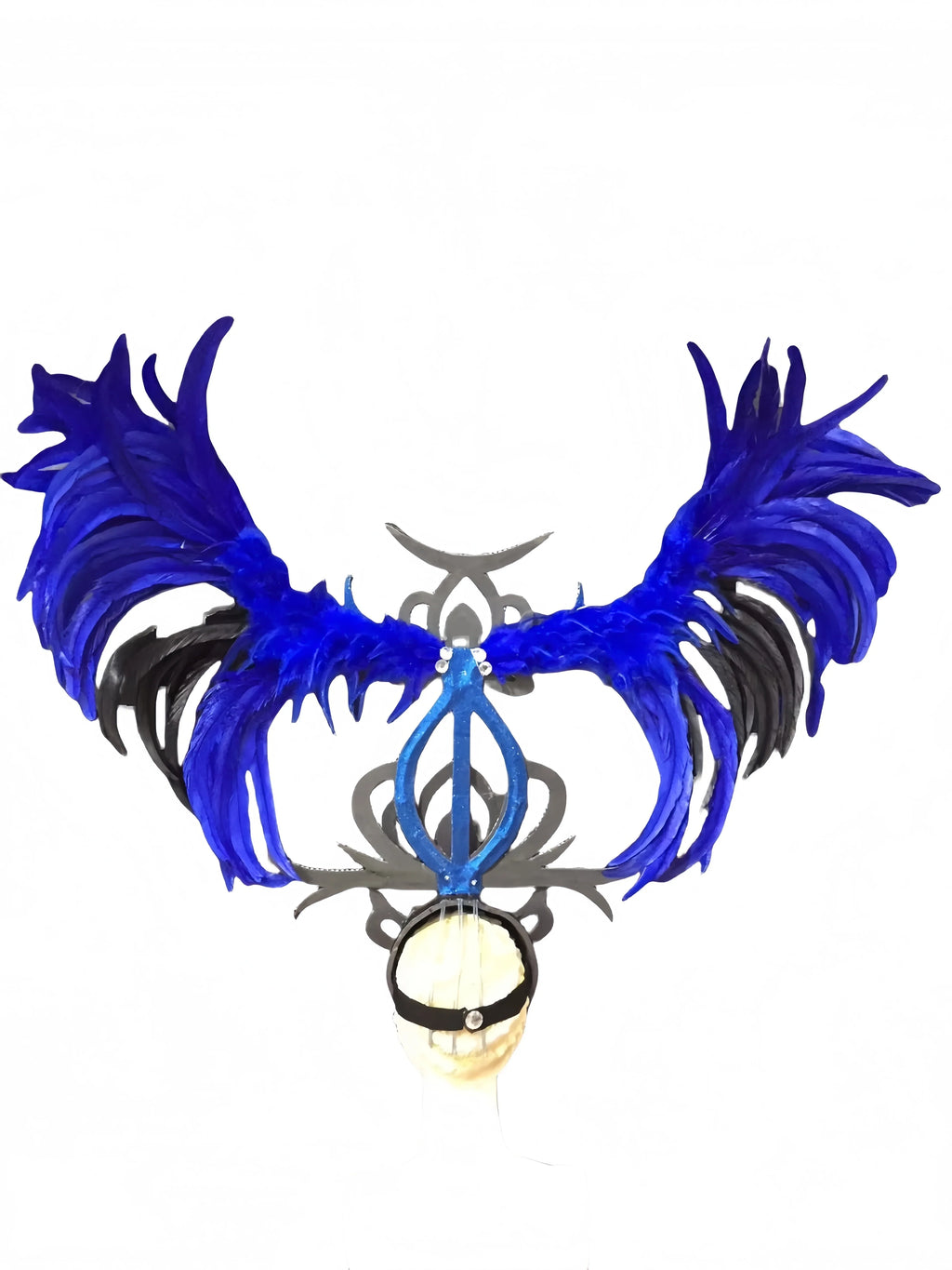 Feather headdress samba costume carnival halloween party bar performance hat makeup dance wings parade