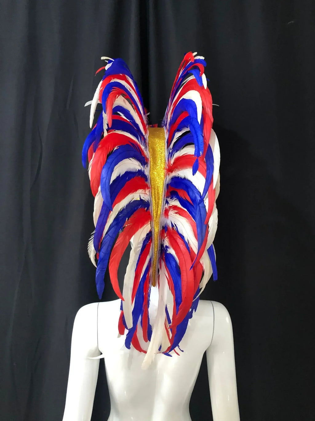 The Stardust Dynasty – Majestic Velvet & Feather Samba Masquerade Crown