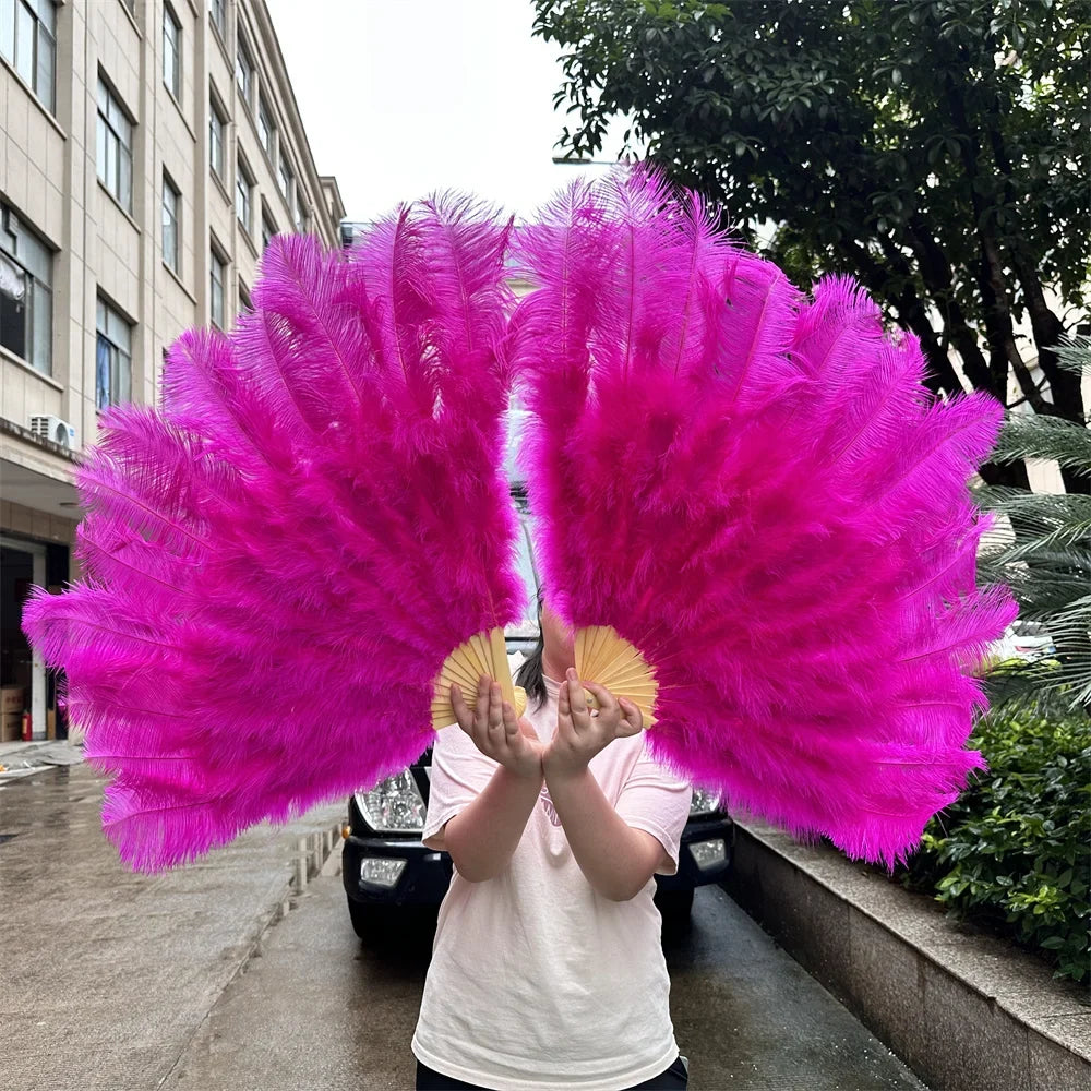 130CM Ostrich Feather Fans