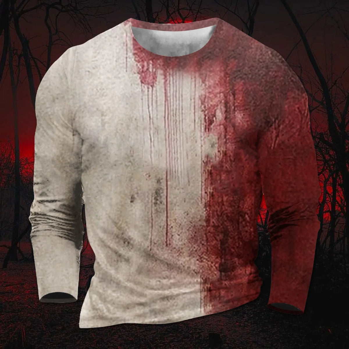 I'M Fine Bloody Shirt Problem Print Playeras Para Hombres T Shirt Women Funny Halloween Blood Clothes Hoodie