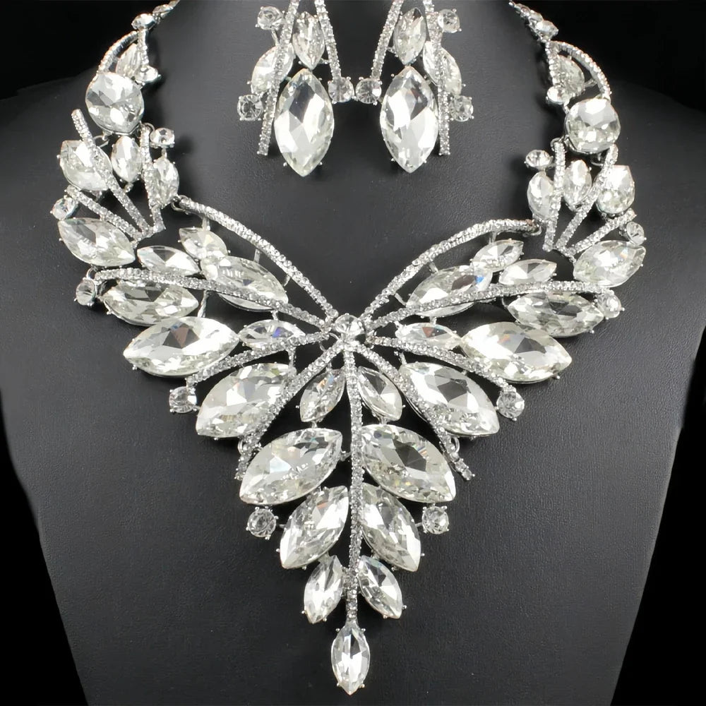 Crystal Statement Jewelry Set