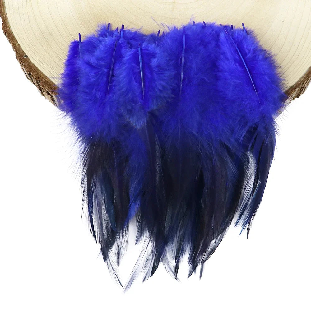 Natural Rooster Craft Feathers Bulk Pack