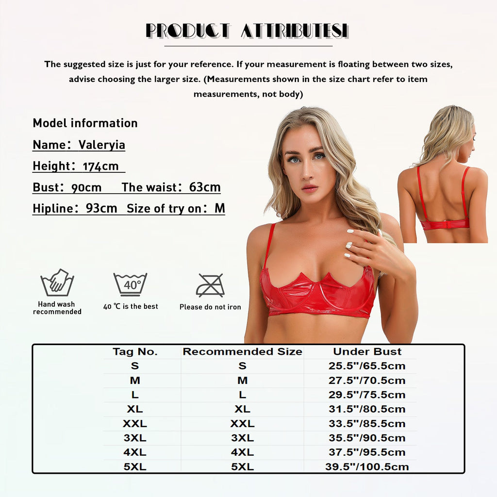V-Notch Underwired Open Chest Bra Top