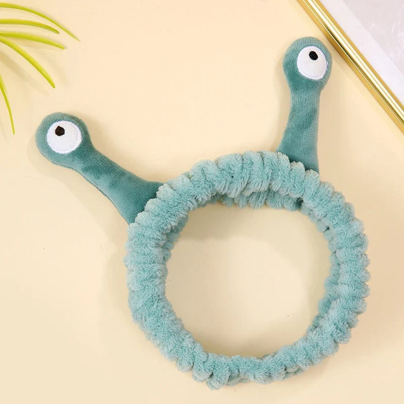Cute Animal Ears Coral Fleece Spa Headband