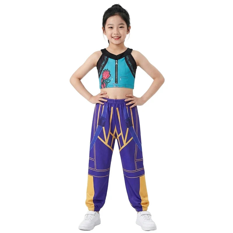 Rumi Girl Anime Cosplay Costume – Dance Performance Outfit