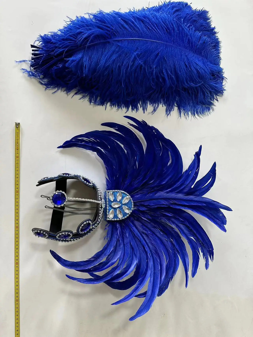 The Stardust Samba Enchantment – Exquisite Feathered Dance & Stage Headdress