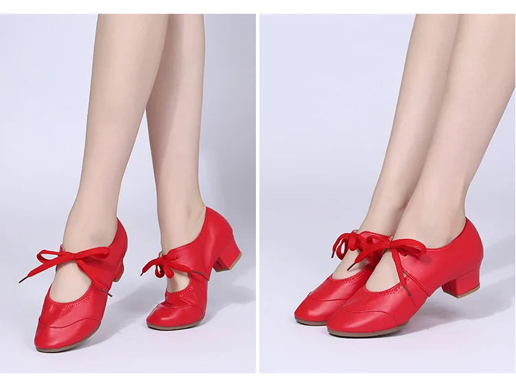 The Stardust Encore Practice Oxford – Leather Latin & Jazz Dance Shoe