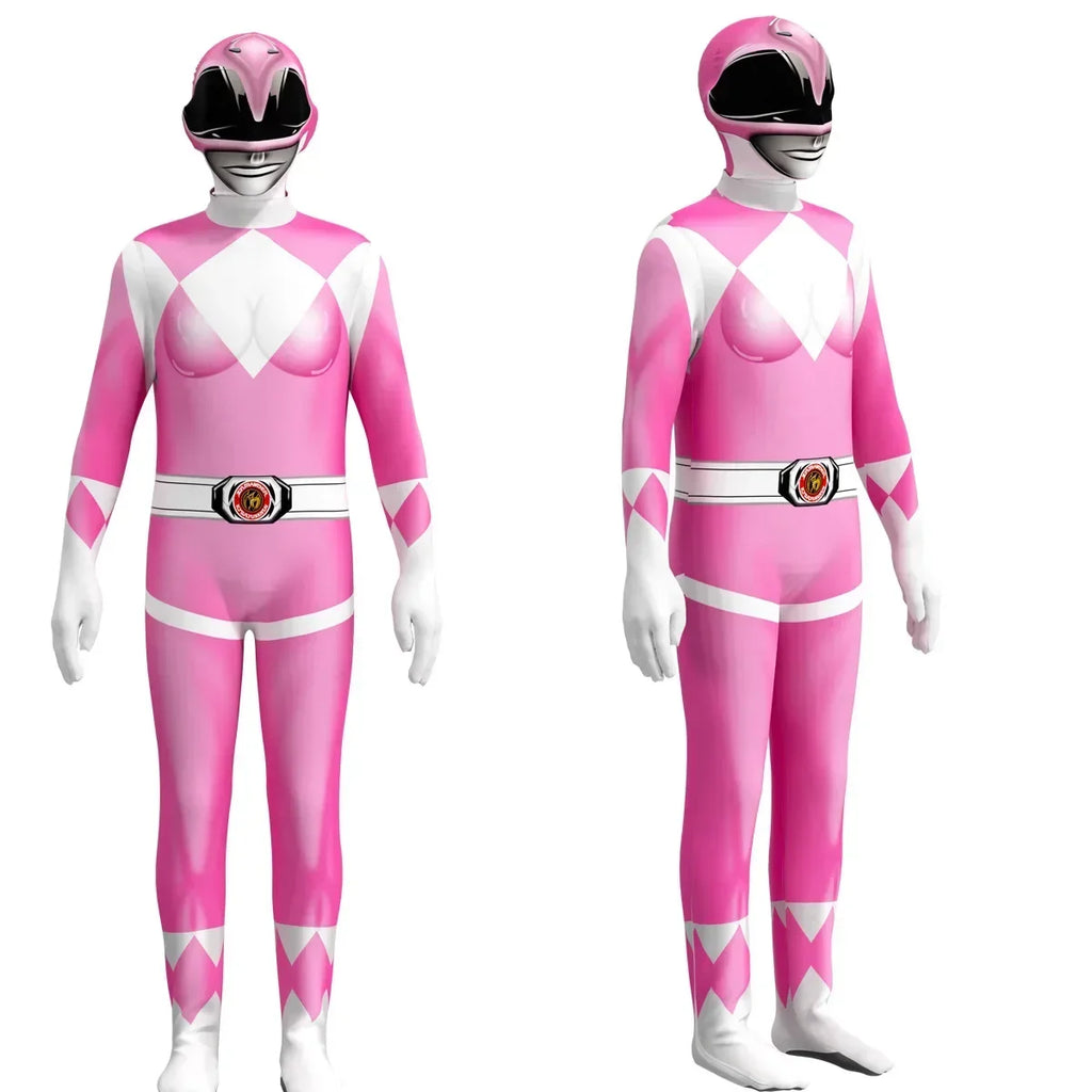 Power Samurai Sentai Rangers Costume – Superhero Cosplay Jumpsuit
