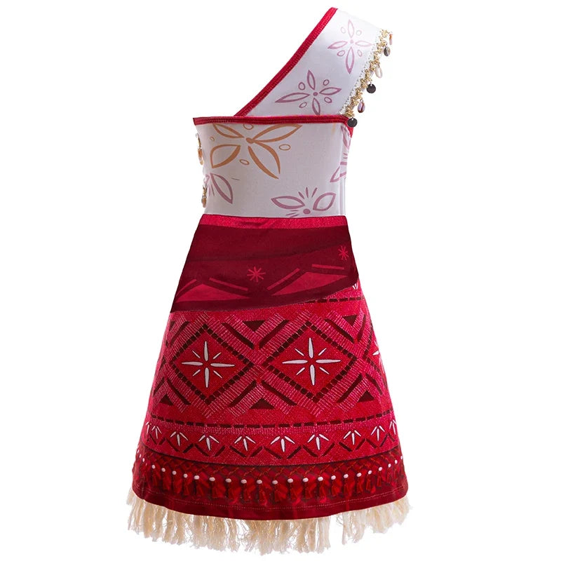 Kids Moana 2 Princess Adventure Costume Dress – Vaiana Outfit