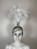The Stardust Empress – Deluxe Feathered Samba & Carnival Crown