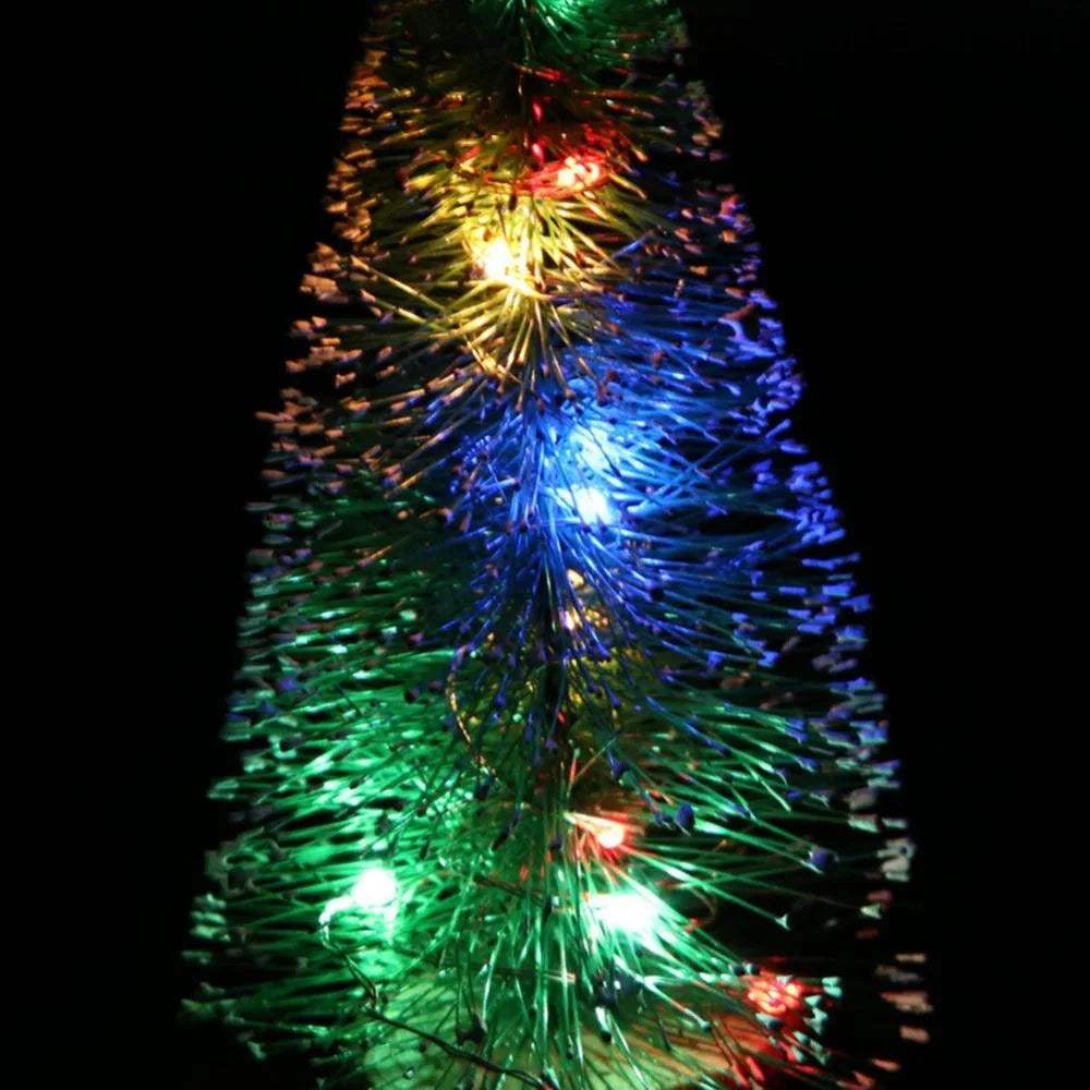 Lighted Mini Snowy Christmas Trees, 15 to 30 cm, U.S. Fulfillment