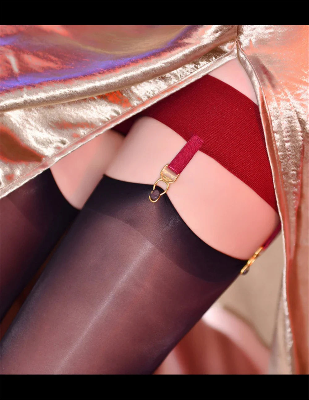 High-Waist Elastic Leg Harness Garter Belt Bandage Panty Costume Accessory