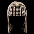 Rhinestone Fringe Headpiece