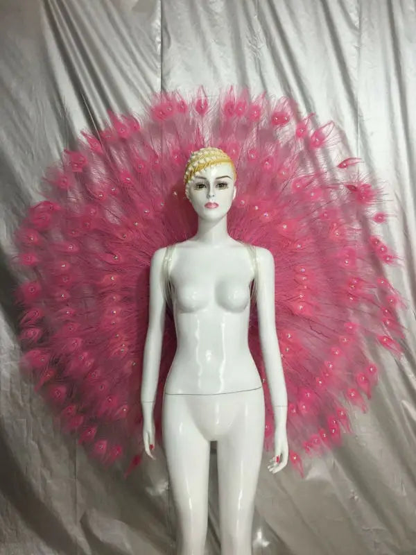 The Stardust Victoria Cabaret – Deluxe Angel Feather Wing & Headdress Stage Costume Set