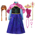 Ice Queen Halloween Princess Dress Toddler Cosplay Vesidos