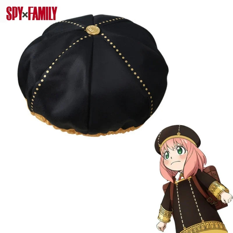 Anya Forger Anime Cosplay Beret Cap for Fans and Costumes