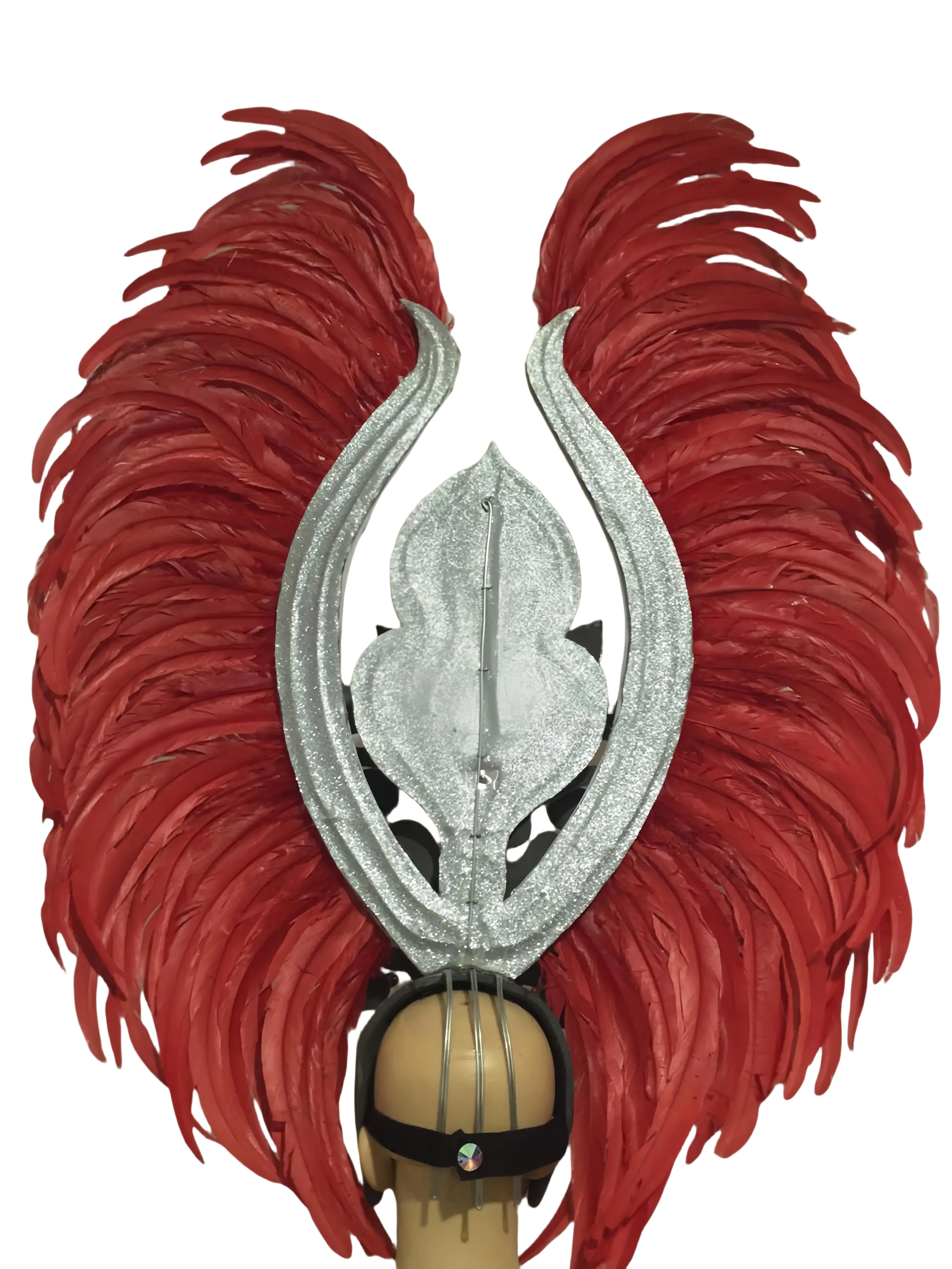 The Stardust Luminary – Premium Feathered Carnival & Samba Halo Headdress