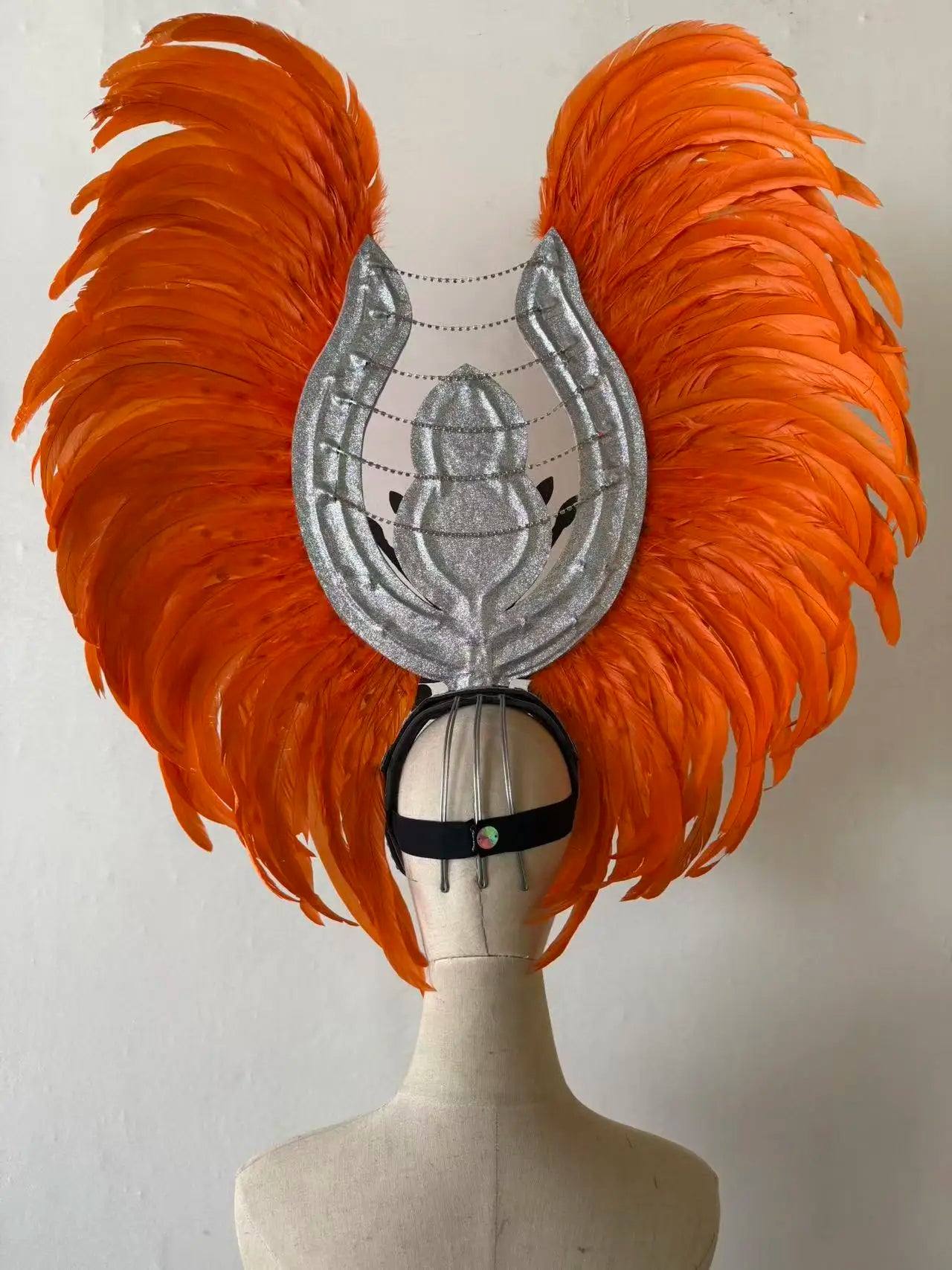 The Stardust Aurora Feather Headdress – Light Purple Cabaret & Carnival Crown
